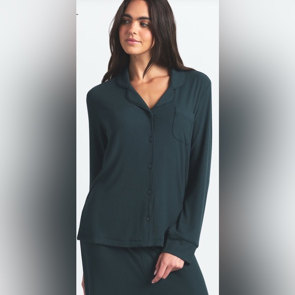Skims soft lounge sleep set in spruce size Large brand new!